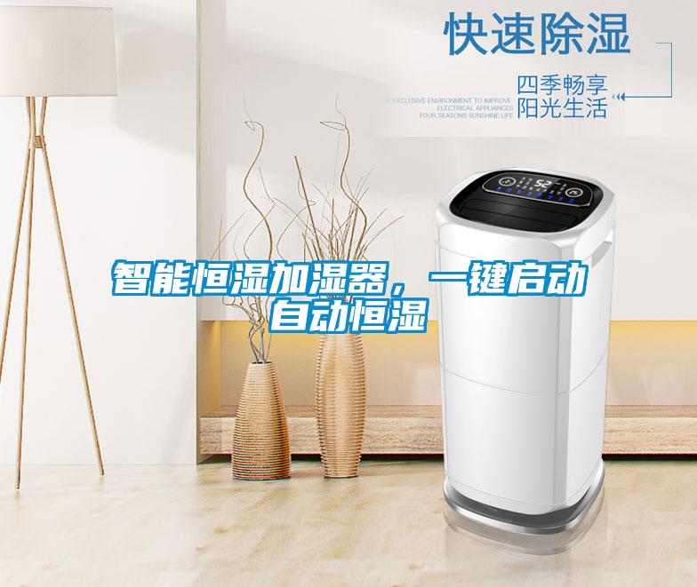 智能恒濕加濕器，一鍵啟動自動恒濕