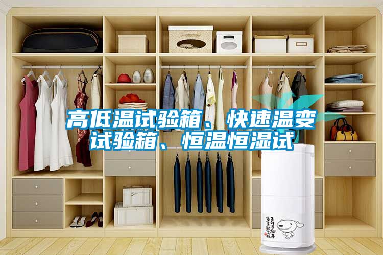 高低溫試驗箱、快速溫變試驗箱、恒溫恒濕試