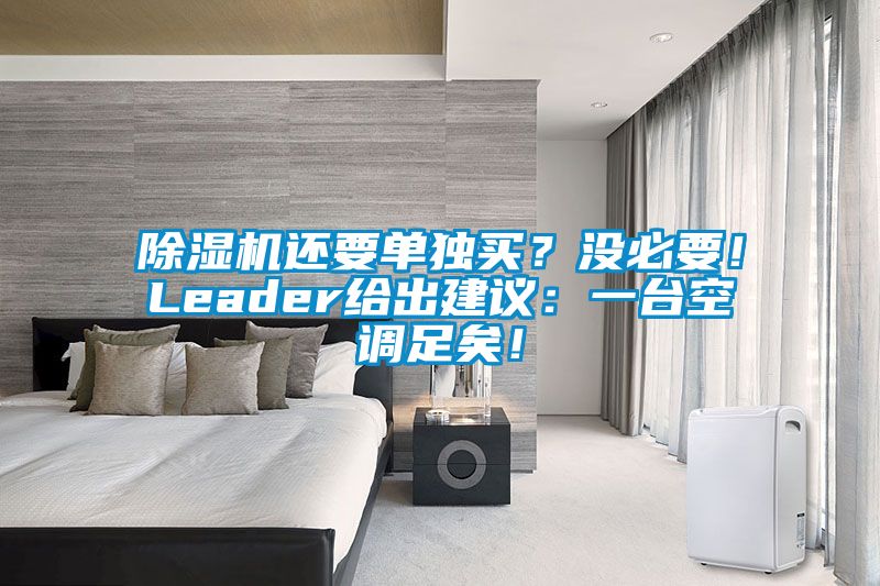 除濕機還要單獨買？沒必要！Leader給出建議：一臺空調足矣！
